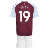 Conjunto (Camiseta+Pantalón Corto) Aston Villa Diaby 19 Primera Equipación 2024-25 - Niño